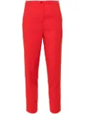 Patrizia Pepe Essential cropped trousers - Red
