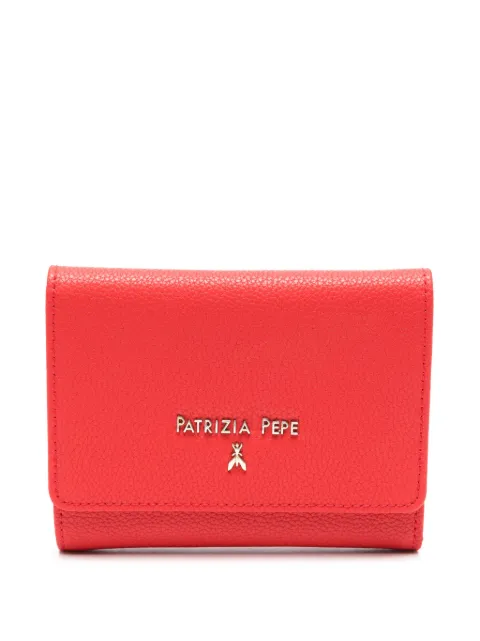 Patrizia Pepe medium tri-fold leather wallet