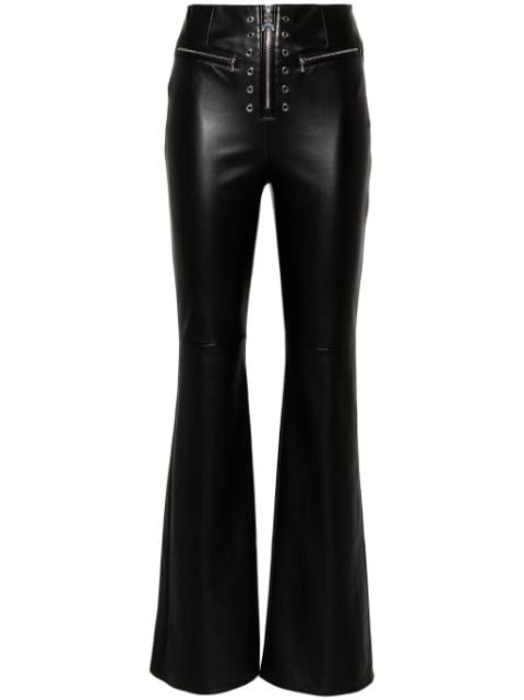 Patrizia Pepe high-waisted flared leggings