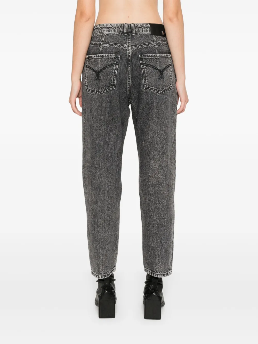 Patrizia Pepe High waist jeans Grijs