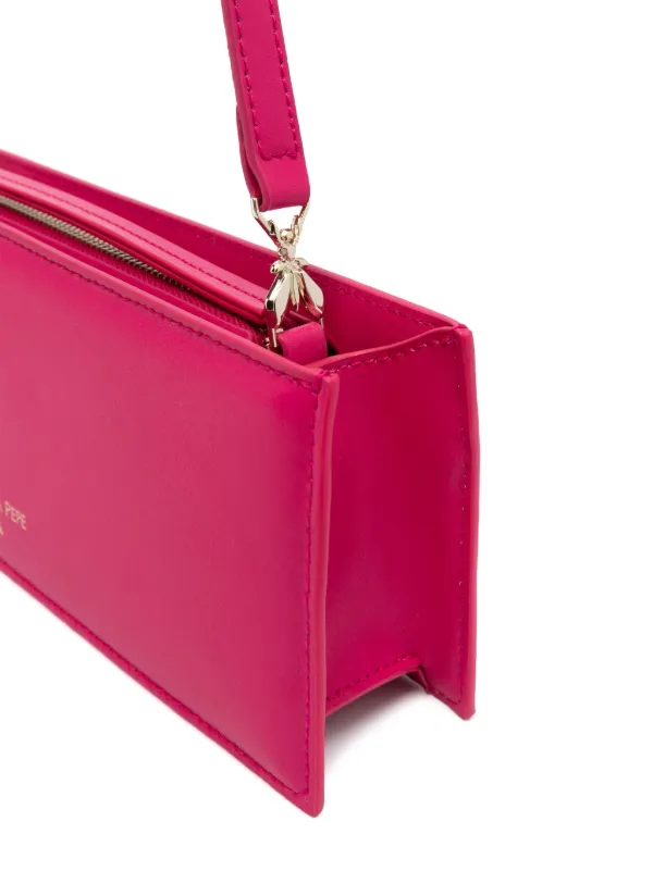 Patrizia Pepe Fly Bamby Leather Shoulder Bag Pink FARFETCH ID
