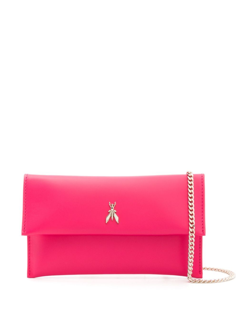 Shop Patrizia Pepe Fly Clutch Bag In Pink