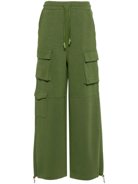 Patrizia Pepe drawstring-waist cargo track pants