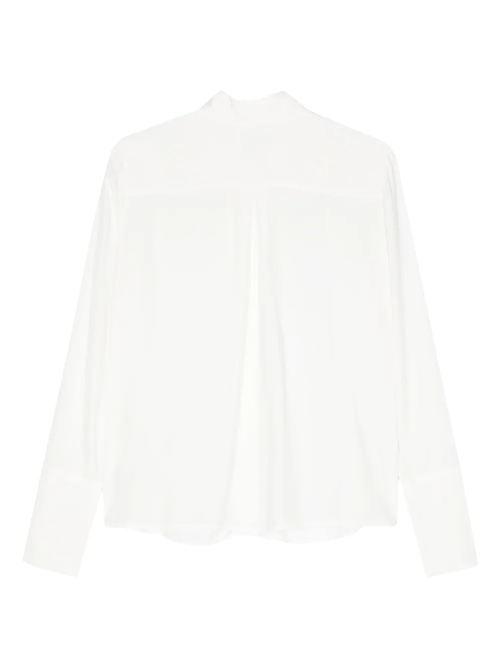 Patrizia Pepe crepe pleated shirt - Wit
