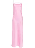 Patrizia Pepe satin mermaid maxi dress - Pink