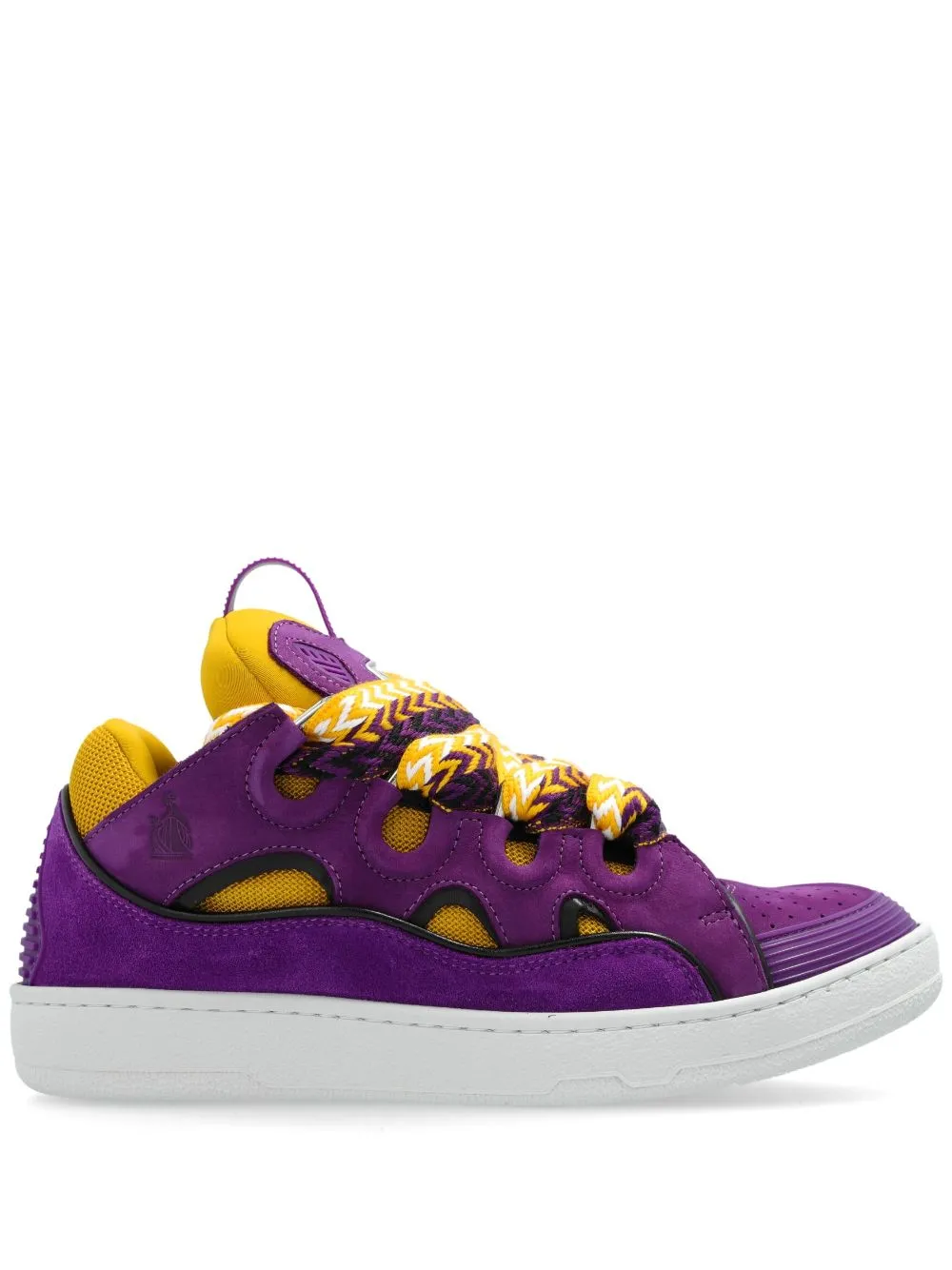 Lanvin Curb Low-top Sneakers In Purple