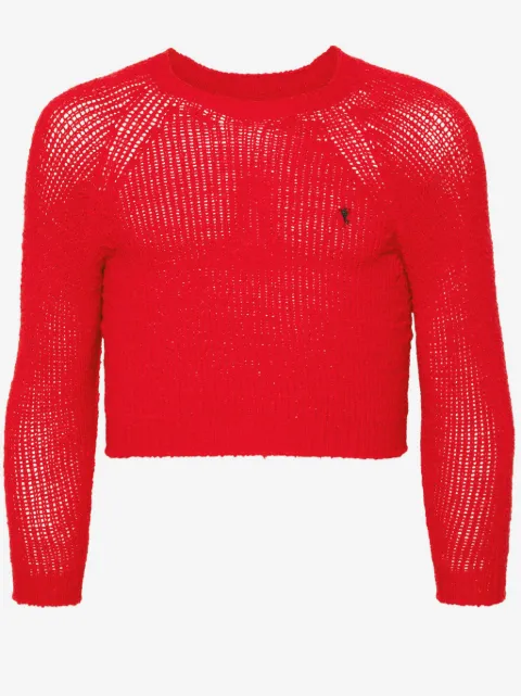 Doublet chunk-knit cropped jumper