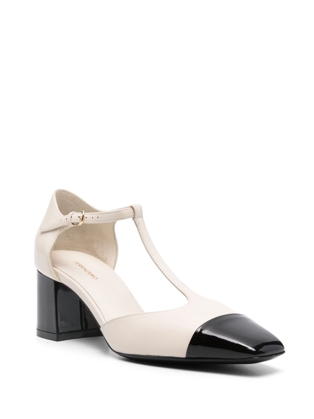 Ferragamo Leren pumps - Wit