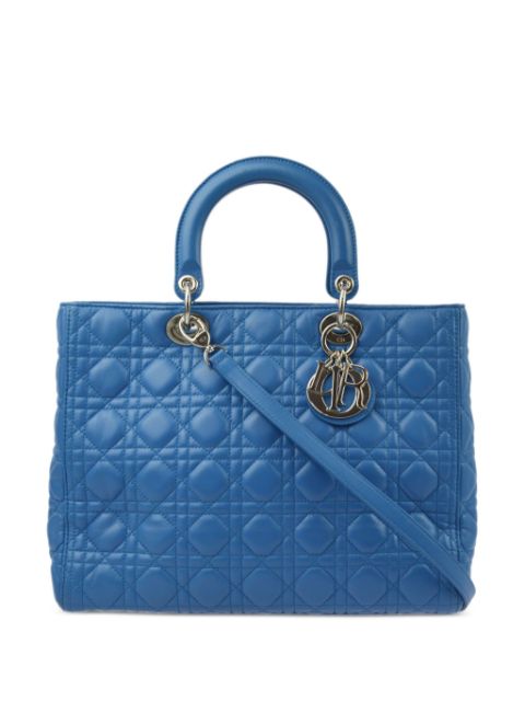 Christian Dior 2014 Lady Dior Cannage 2way handbag Women