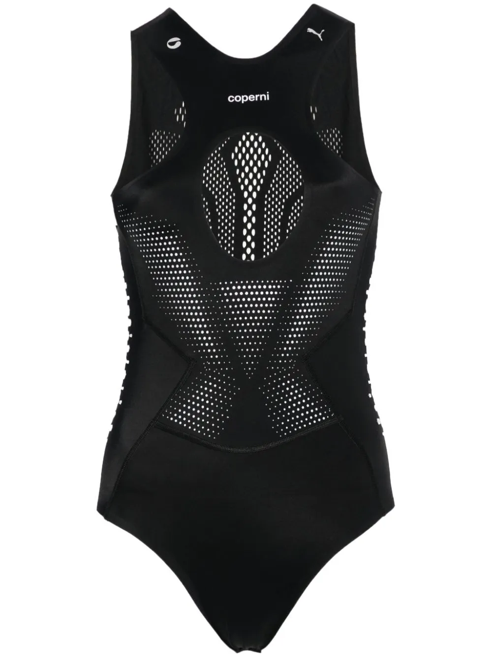 Coperni X Puma Cut-out Detail Bodysuit In Gold