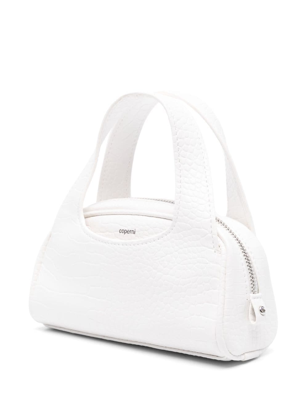 Shop Coperni X Puma Small Logo-print Tote Bag In White