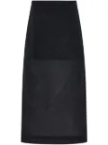 Rosetta Getty Lingerie skirt - Black