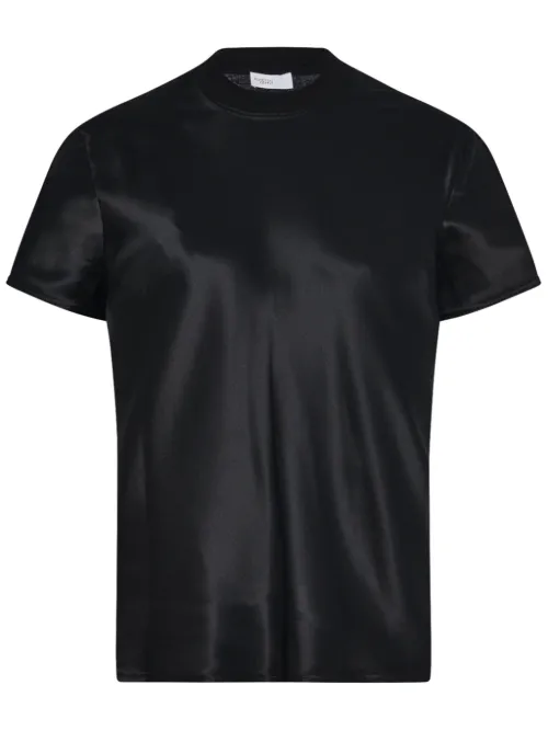 T-shirt en coton biologique à col rond - Rosetta Getty - Modalova