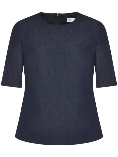 Rosetta Getty playera con cuello redondo