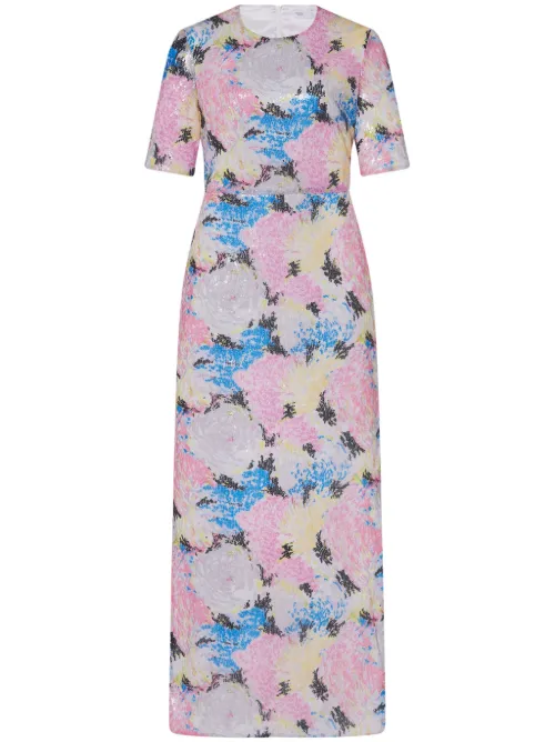 Rosetta Getty robe longue à fleurs - Rosetta Getty - Modalova