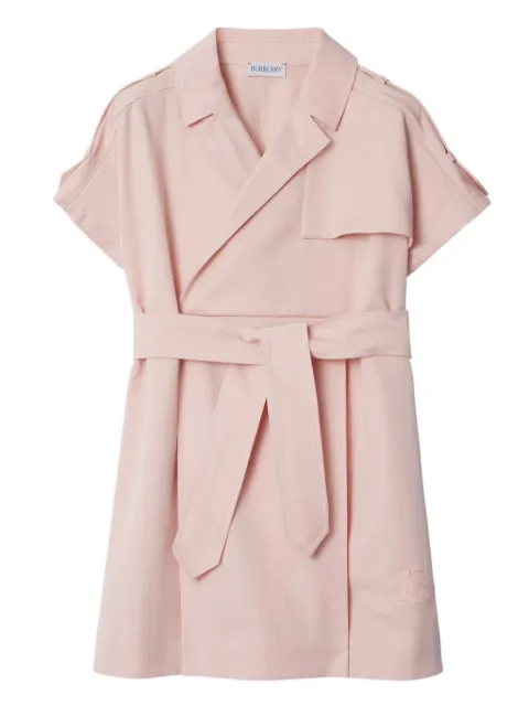 Burberry Kids short-sleeve trench dress