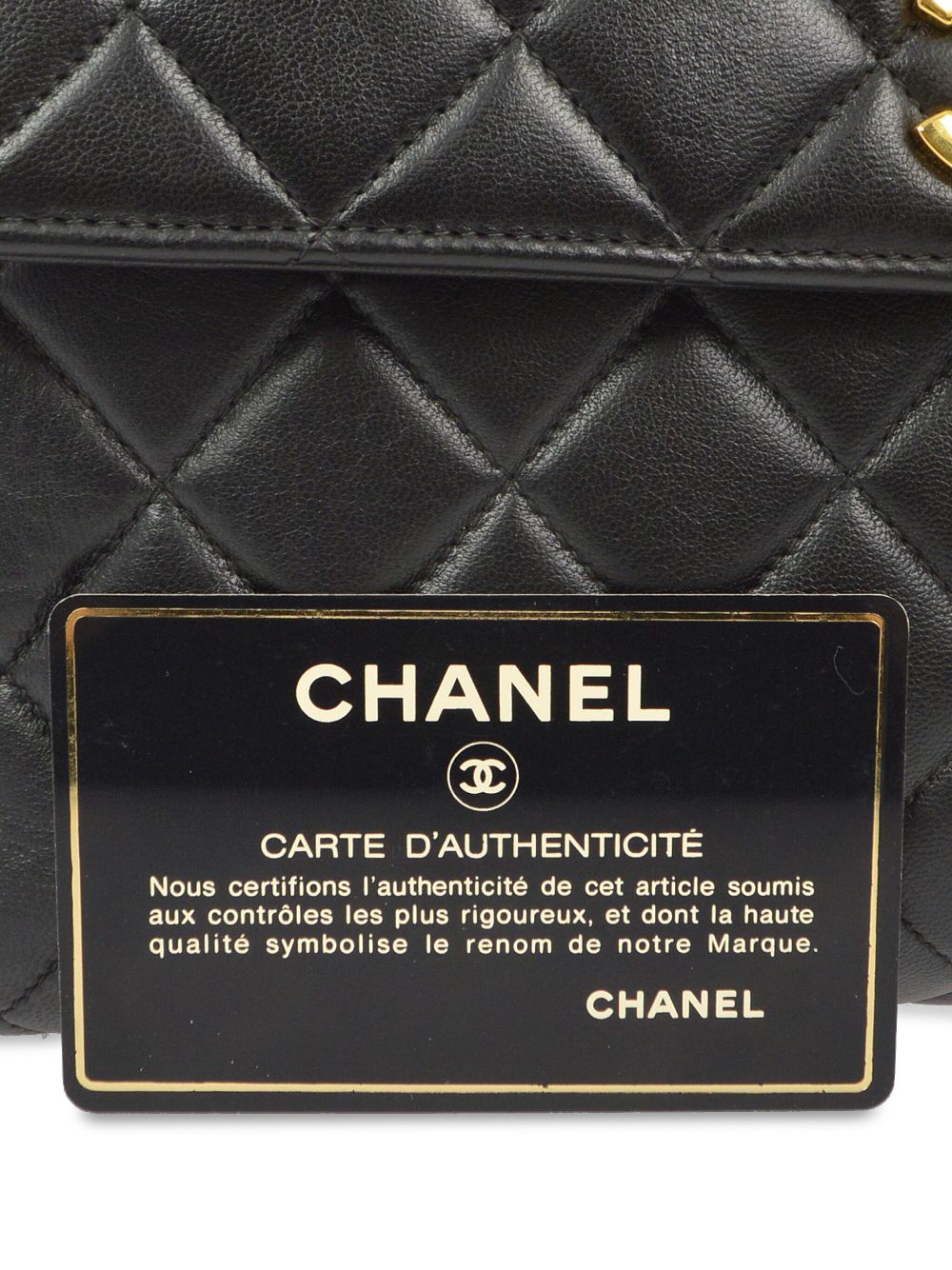 CHANEL 1997 CC turn-lock diamond-quilted handbag Women