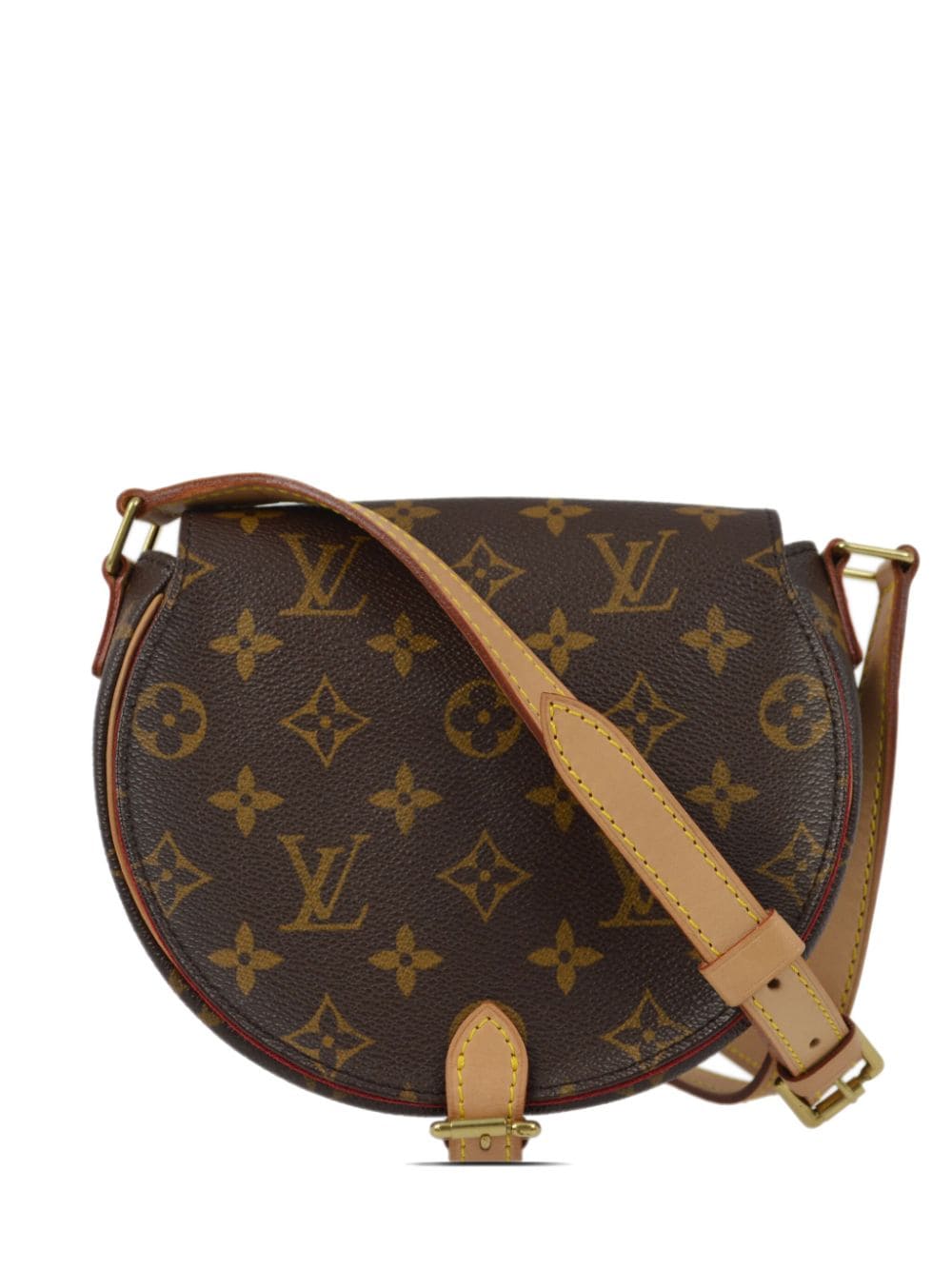 Pre-owned Louis Vuitton 2004 Tambourine Shoulder Bag In Brown
