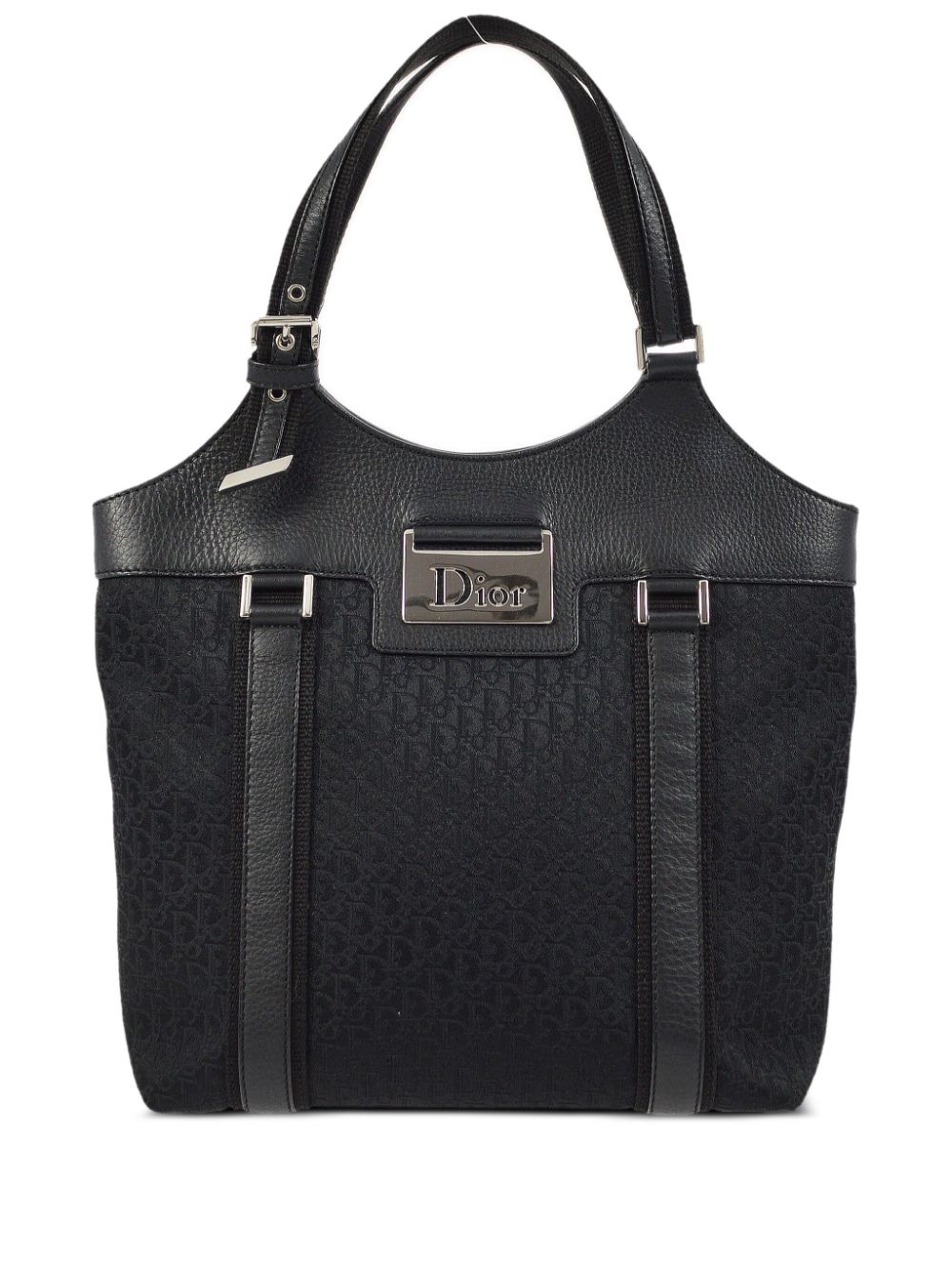 Pre-owned Dior 2005 Street Chic Tote Bag In Black