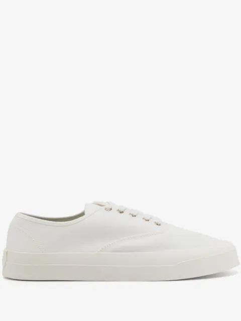 Maison Kitsuné Canvas-Sneakers mit Schnürung