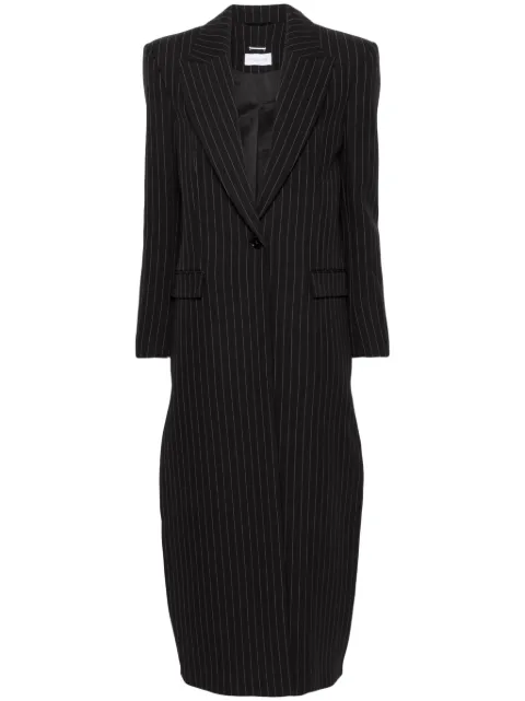 Patrizia Pepe pinstripe flannel maxi coat 8O0145A457 - 0