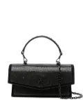 Patrizia Pepe Fly Bamby rhinestone-embellished mini bag - Black