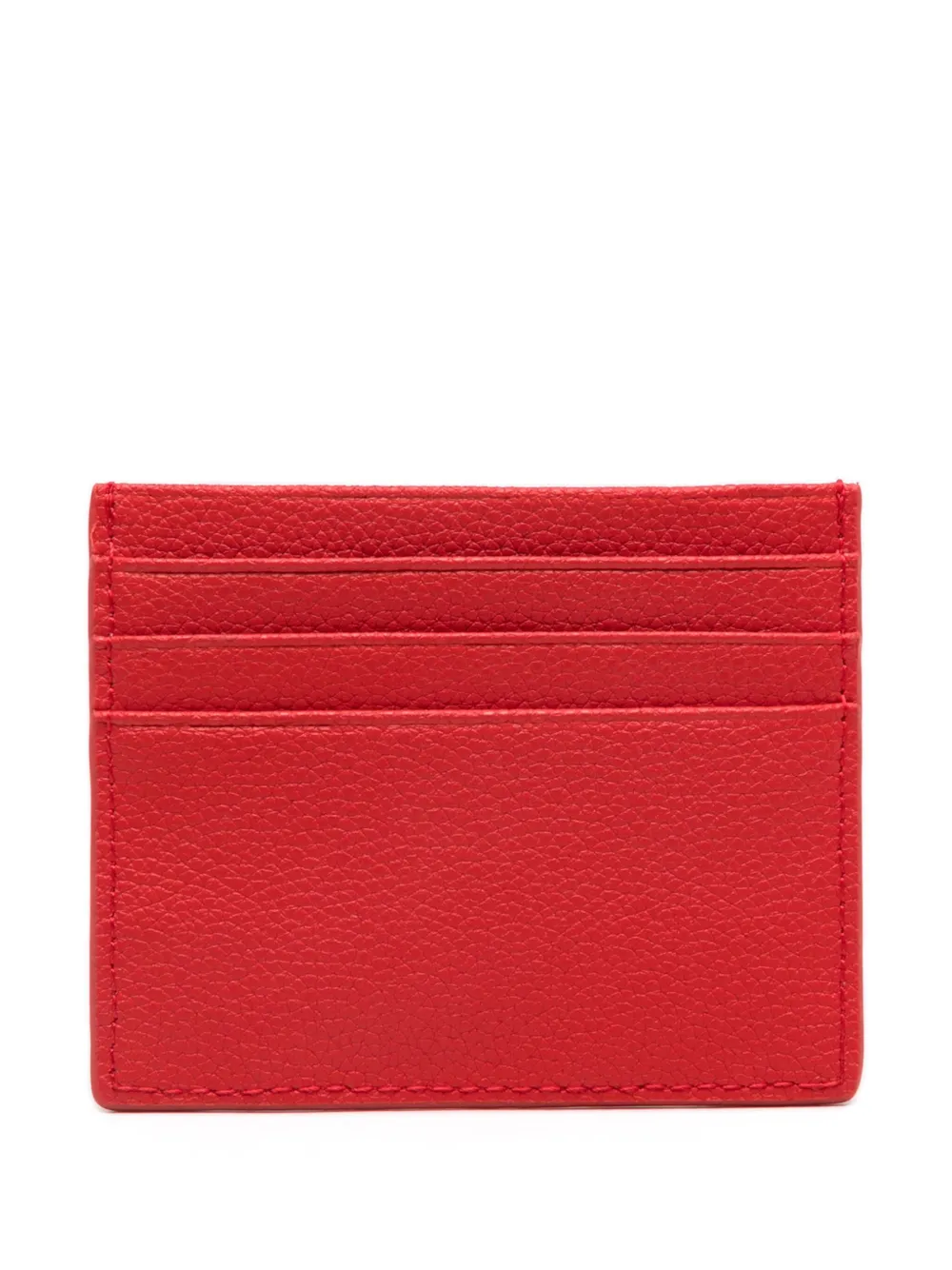 Patrizia Pepe logo-lettering card holder - Rood