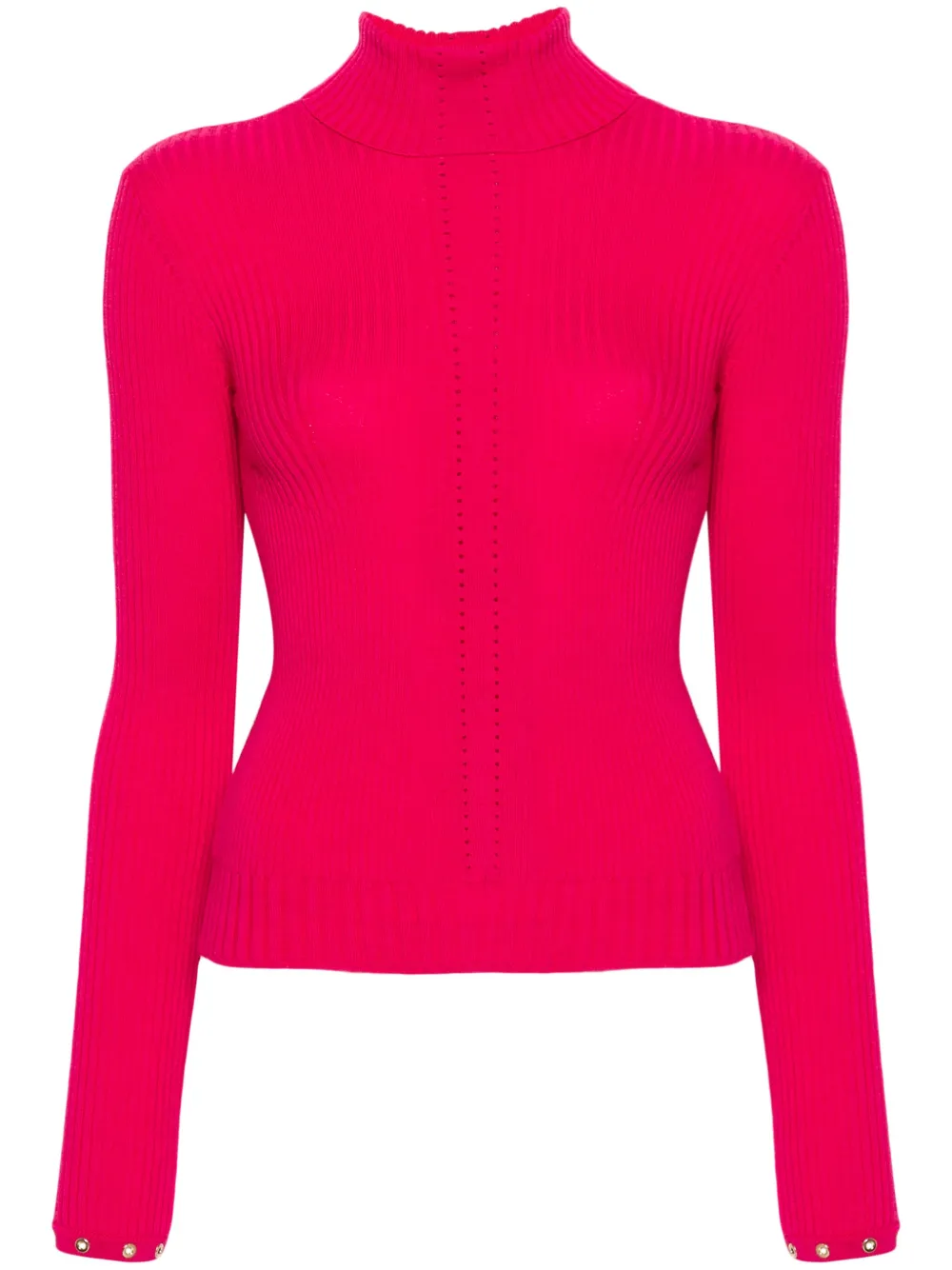 Patrizia Pepe Ribgebreide coltrui Roze