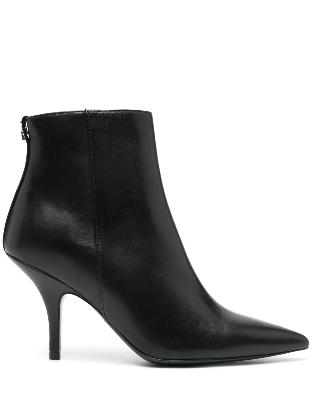 Patrizia Pepe 85mm Fly-rivet leather boots Black