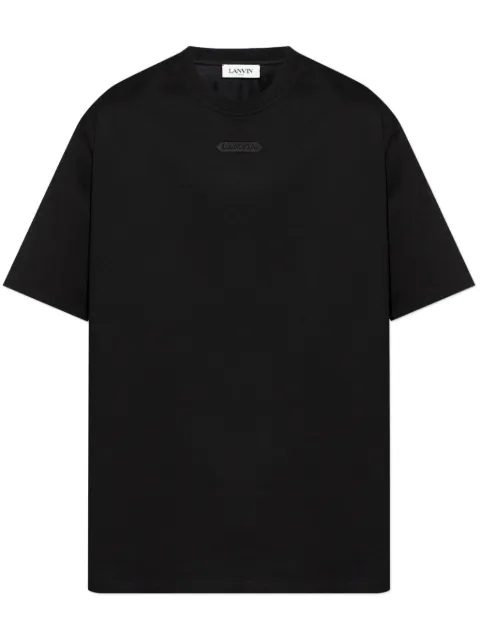 Lanvin applique-logo cotton T-shirt Men