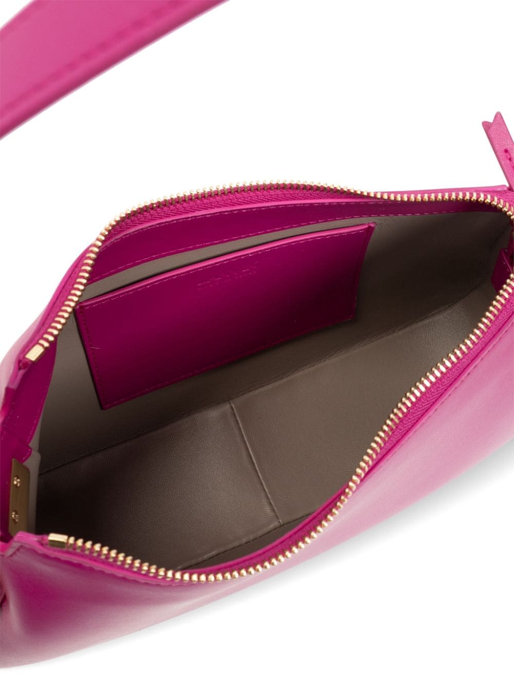 Shop Lanvin Concerto Leather Shoulder Bag In Pink
