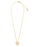 Lanvin heart-pendant chain necklace - Gold