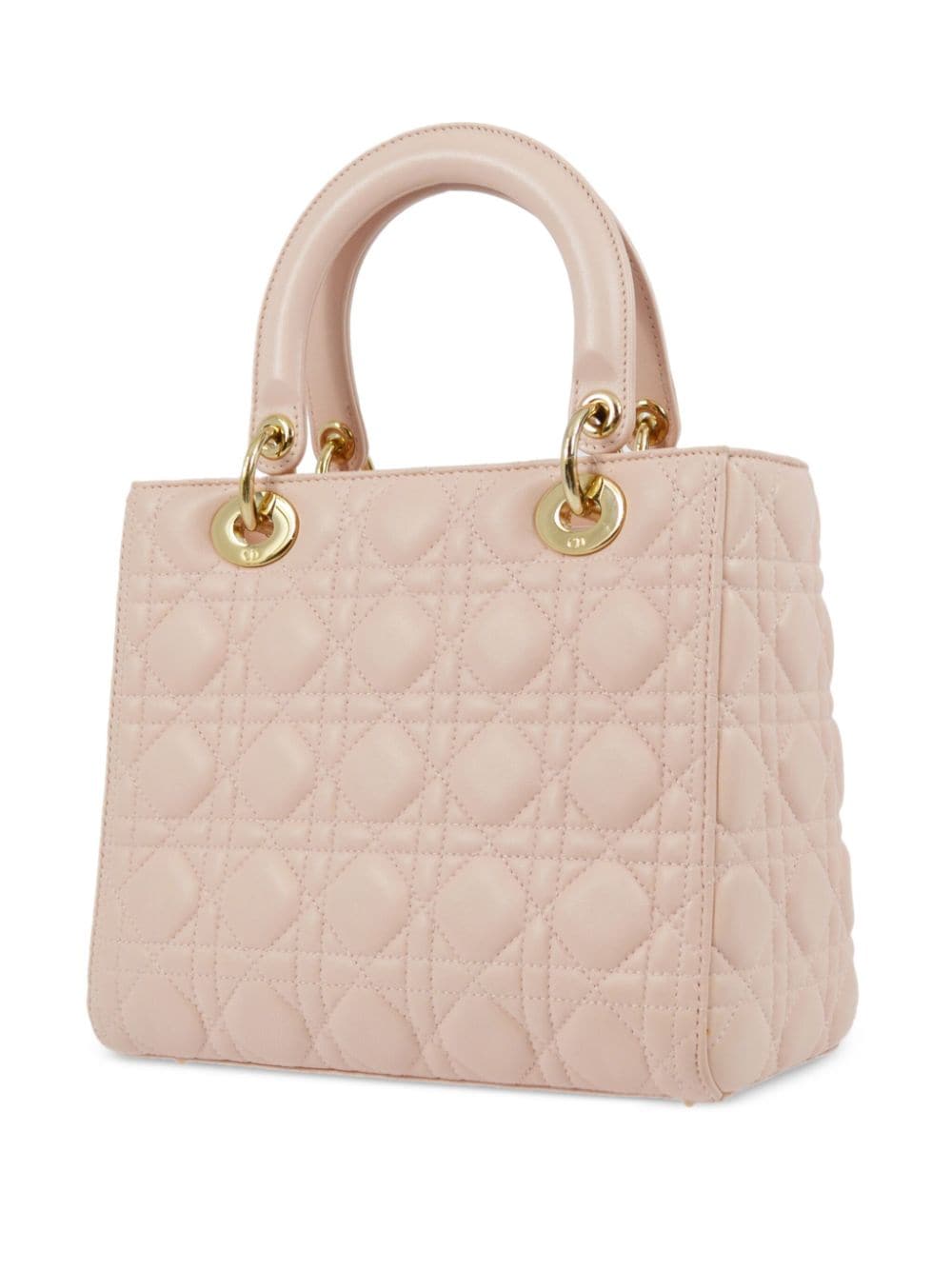 Christian Dior Pre-Owned 2014 Lady Dior Cannage 2way handtas - Roze