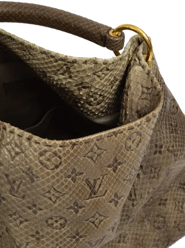 Louis Vuitton Pre Owned 2011 Exotic Artsy MM Hobo Handbag Brown FARFETCH IE