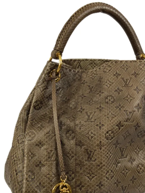 Louis Vuitton Pre Owned 2011 Exotic Artsy MM Hobo Handbag Brown FARFETCH IE
