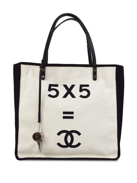 CHANEL 2014 CC 5x5 tote handbag Women