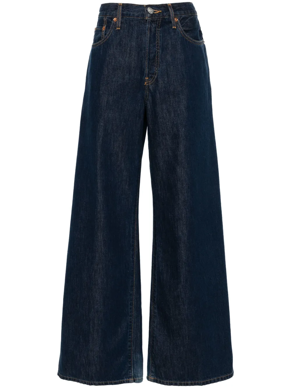 RE/DONE Fortuna mid-rise palazzo jeans | Blue | Image 1