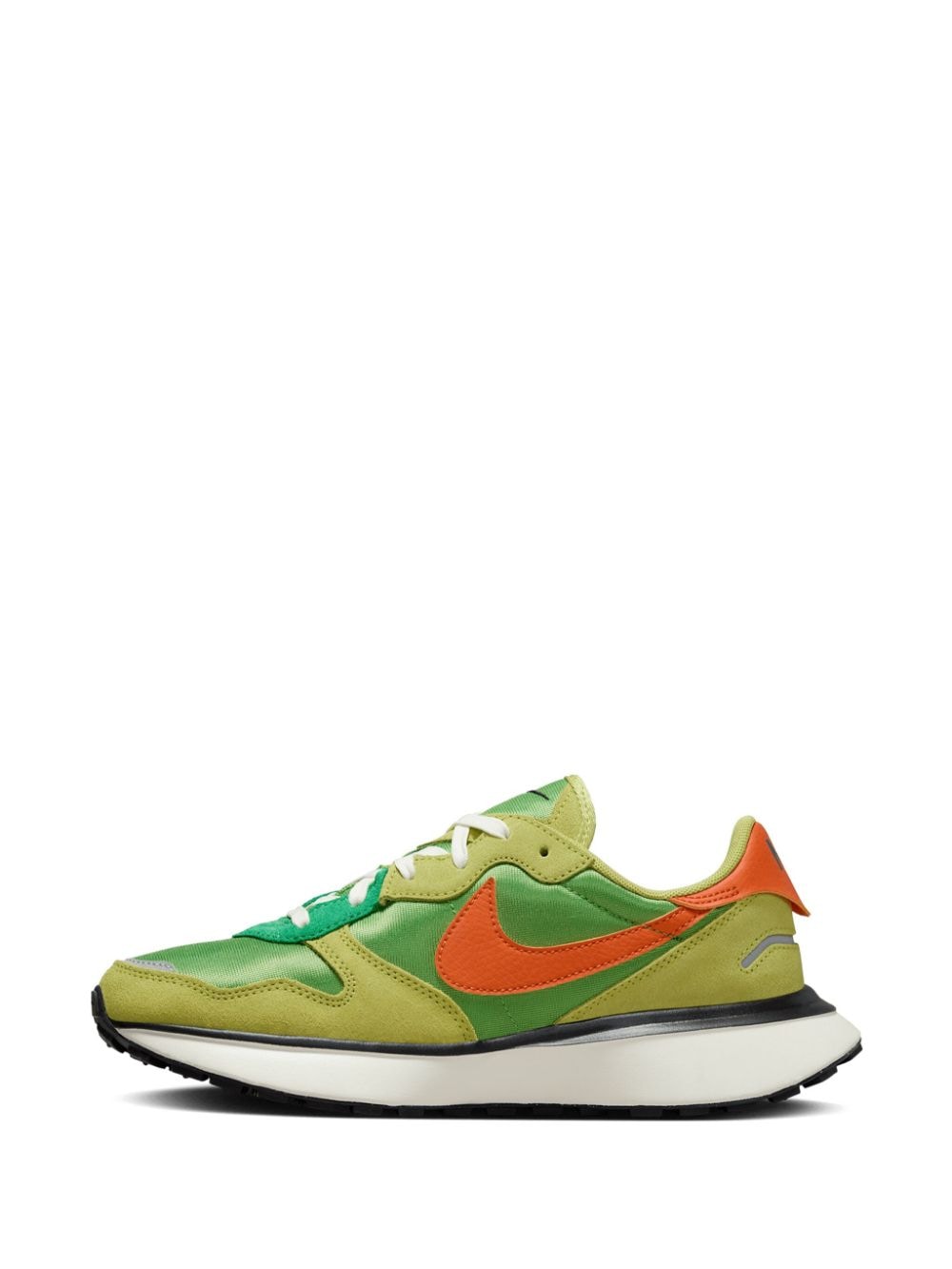 Shop Nike Phoenix Waffle Panelled Sneakers In Green