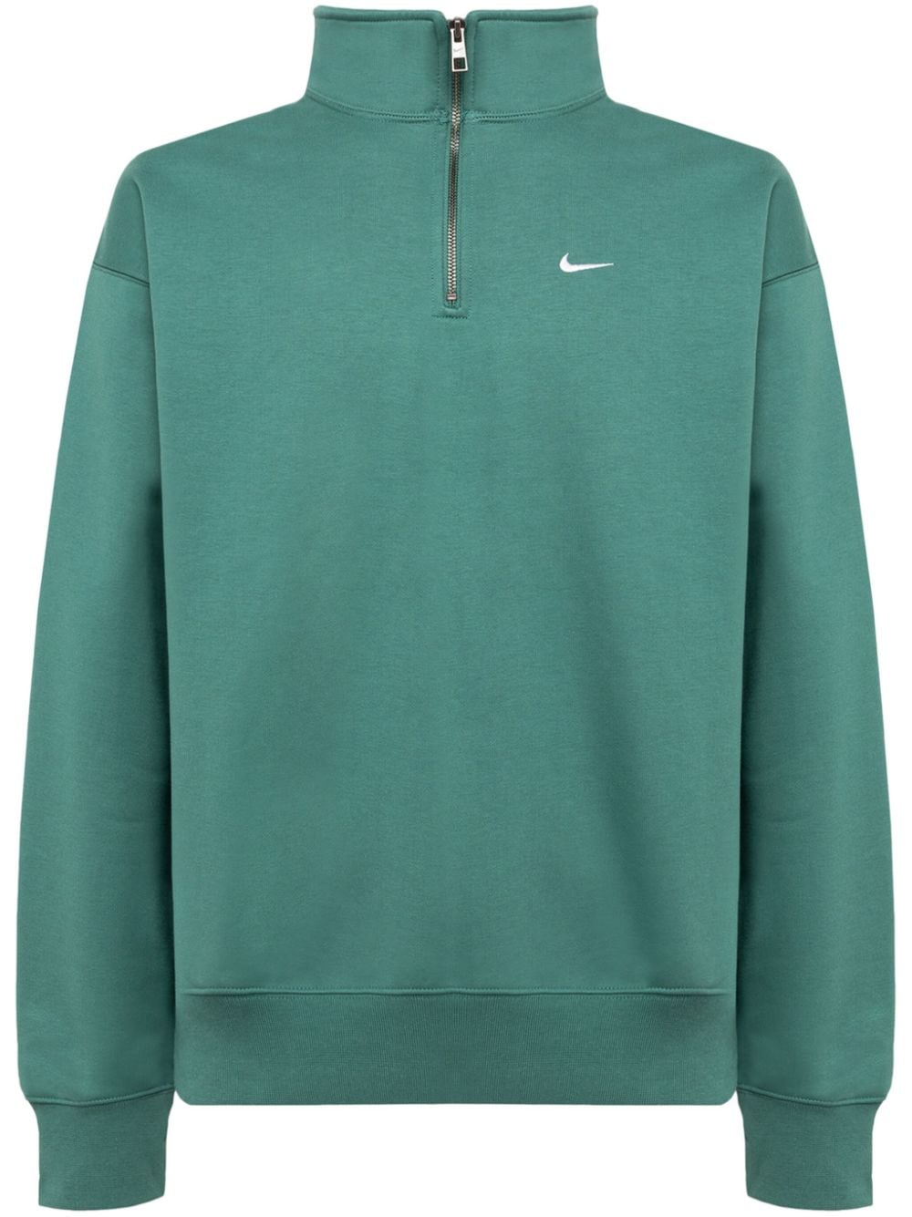 Nike Solo Swoosh Fleece Sweatshirt In Green