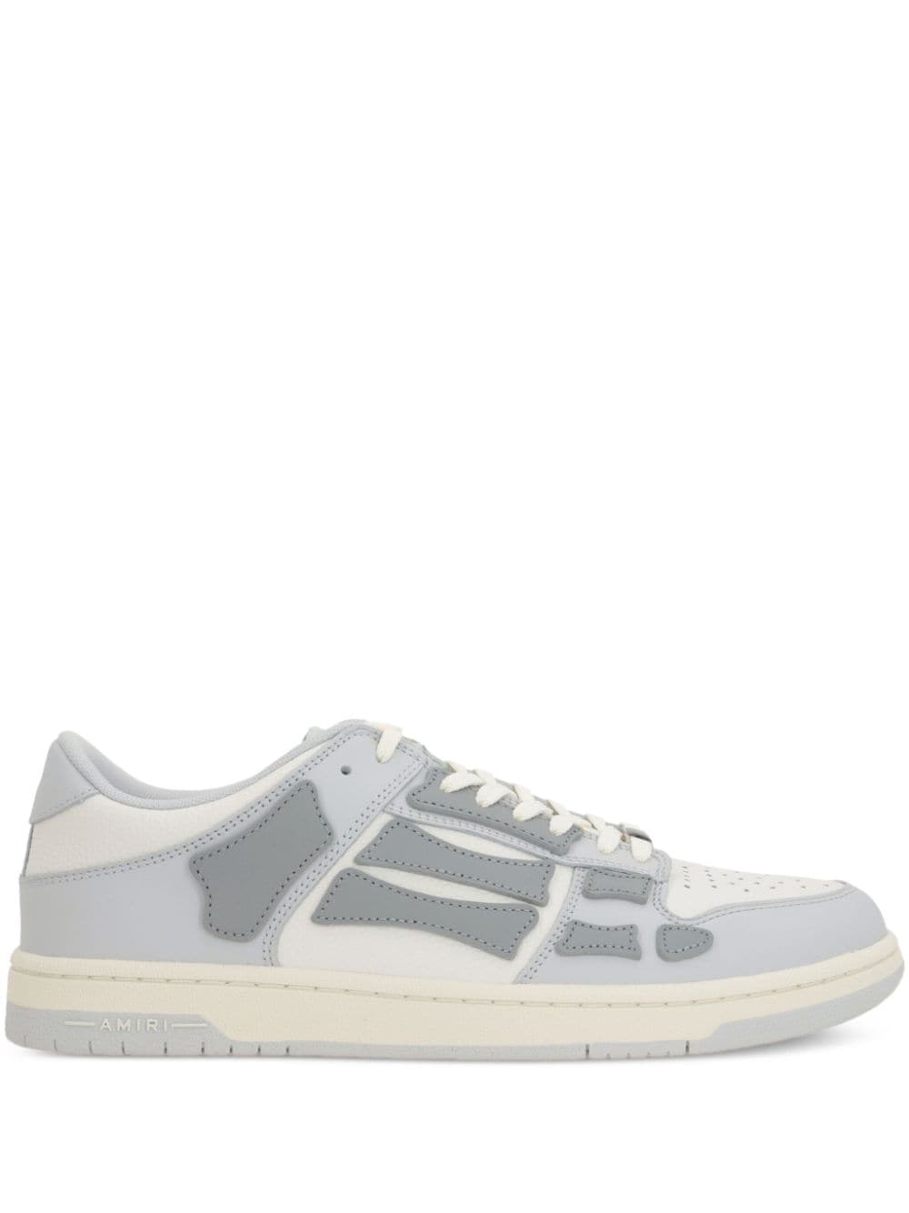 AMIRI Skel colour-block leather sneakers Grey