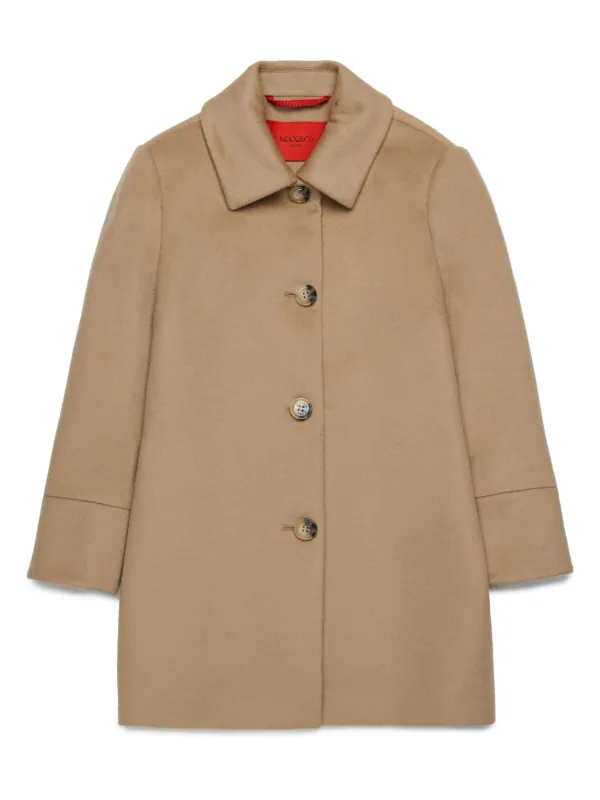 交換無料！ MAX&Co. Kids ウールコート | ニュートラル | FARFETCH JP ジャケット・アウター