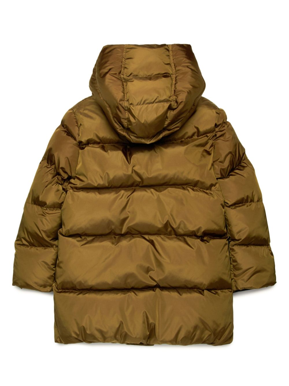 DSQUARED2 KIDS logo-print coat - Brown