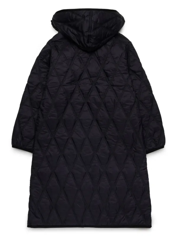 Diesel Kids diamond-quilting Padded Coat Black FARFETCH PH