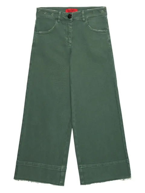 MAX&Co. Kids logo-patch trousers