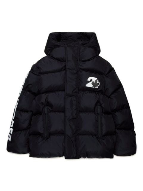 DSQUARED2 KIDS logo-print jacket