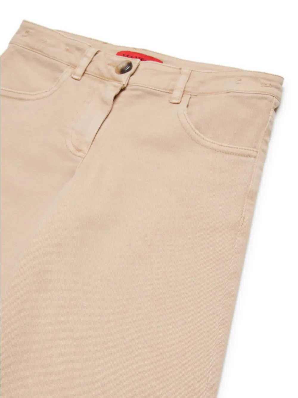 MAX&Co. Kids Broek met logopatch Beige