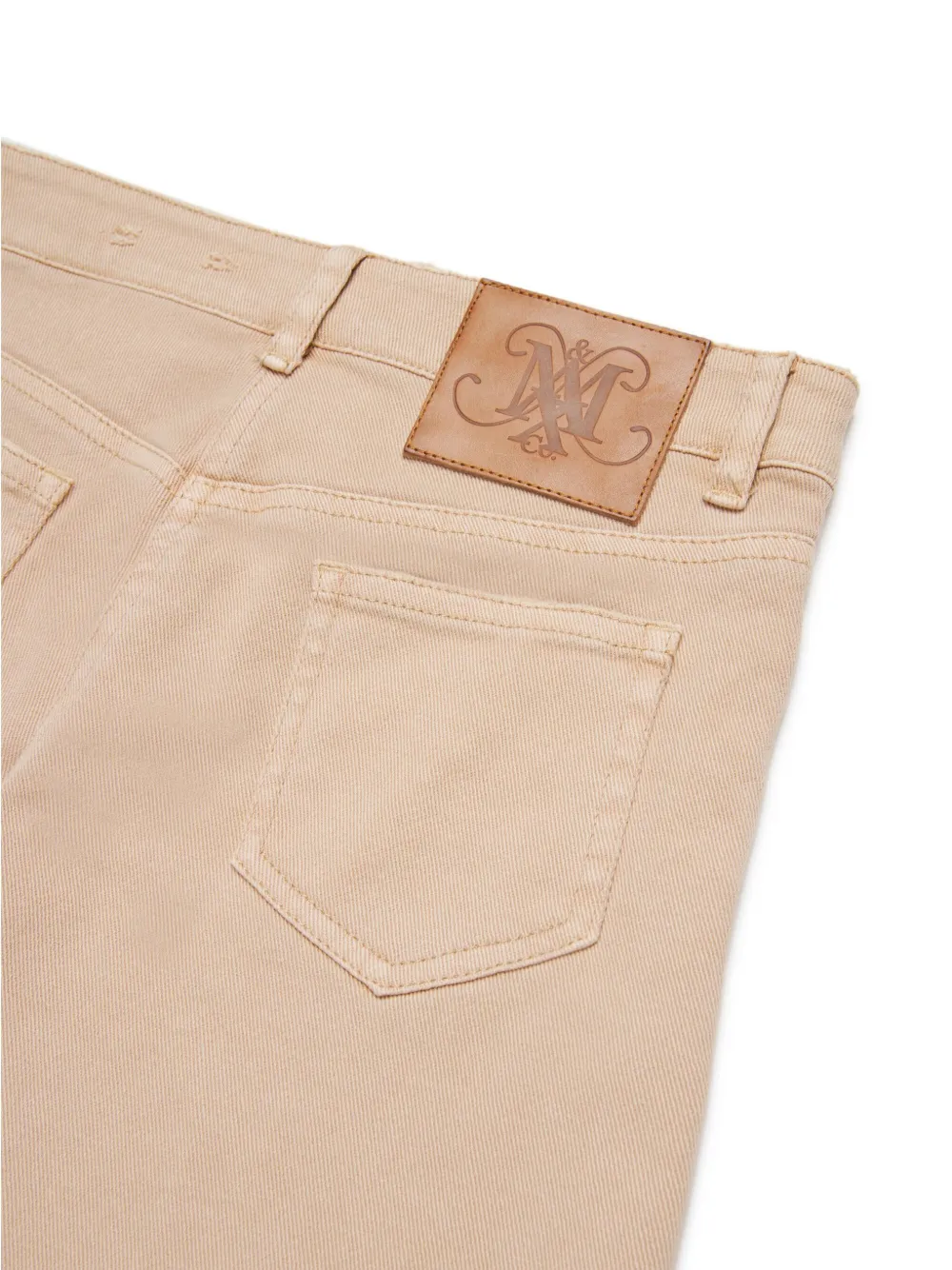 MAX&Co. Kids Broek met logopatch Beige