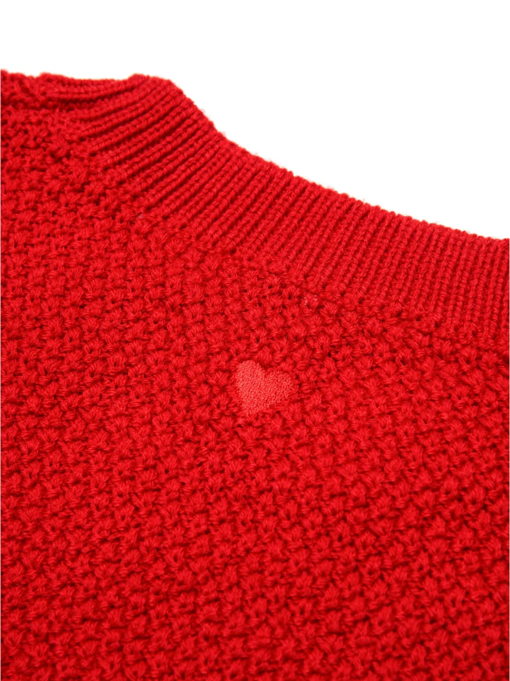 MAX&Co. Kids Trui met geborduurd hart Rood
