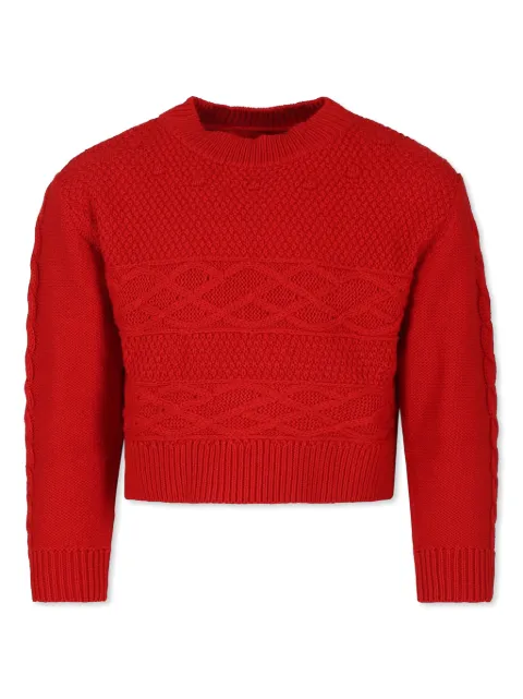 MAX&Co. Kids heart-embroidered jumper