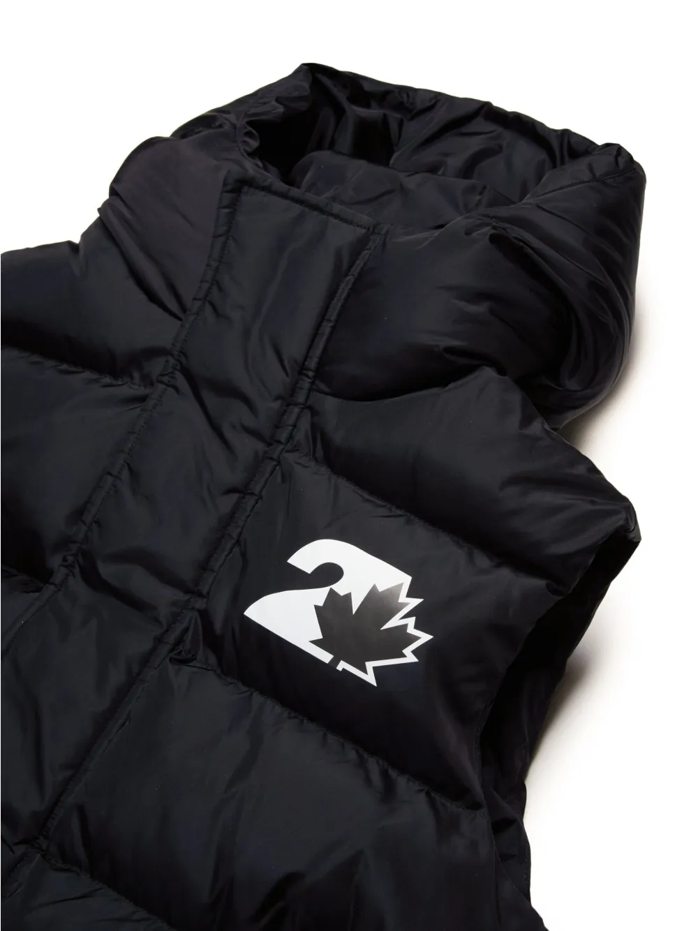 Dsquared2 Logo-print Gilet In Black